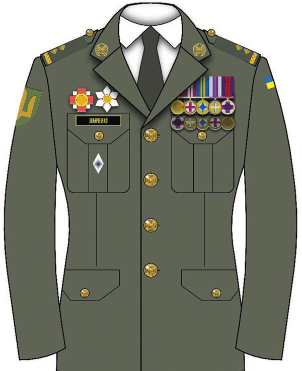 Getting Ready to Line Up in New Uniforms